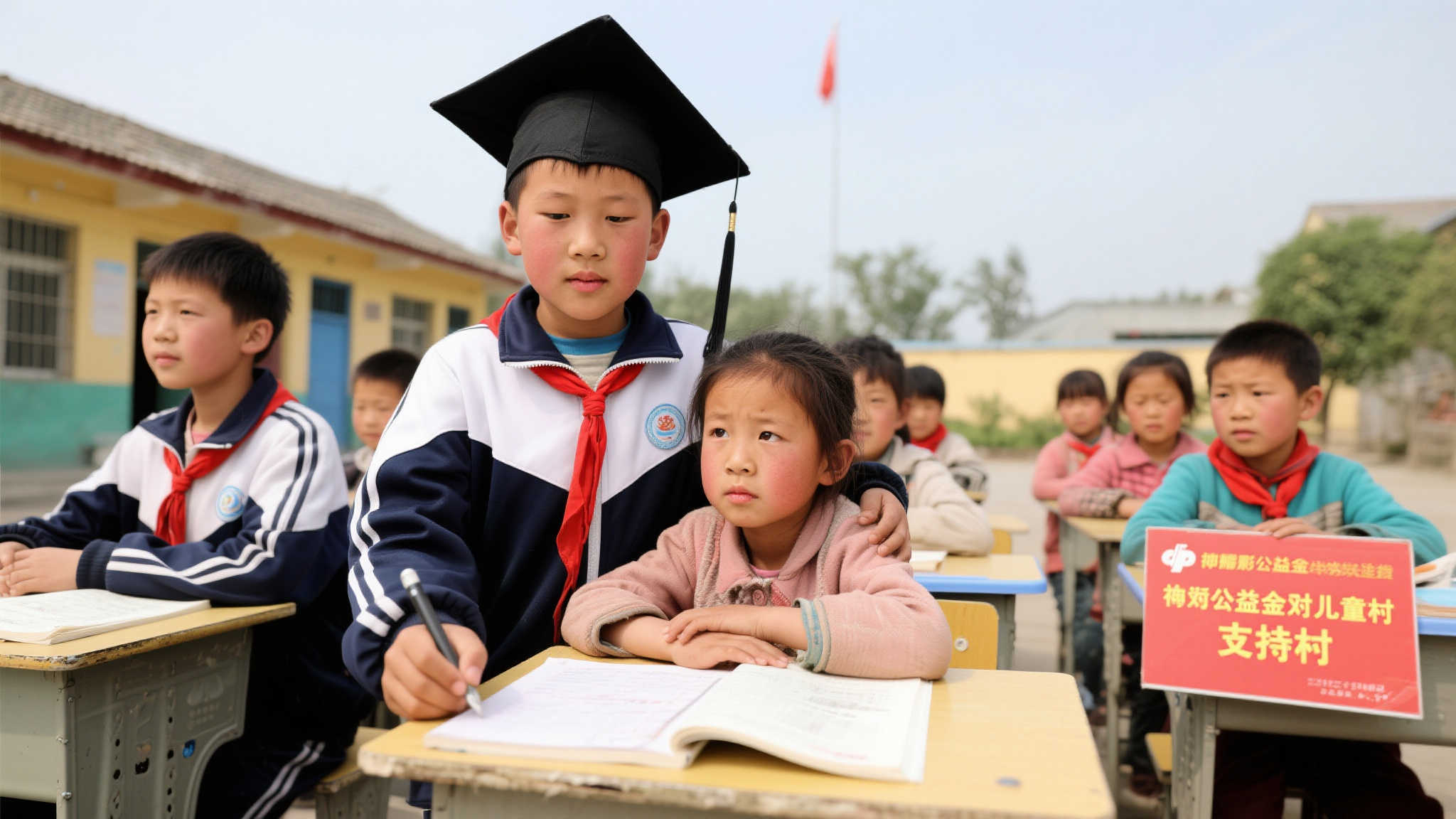 在现代社会，每个孩子都应该拥有接受教育的