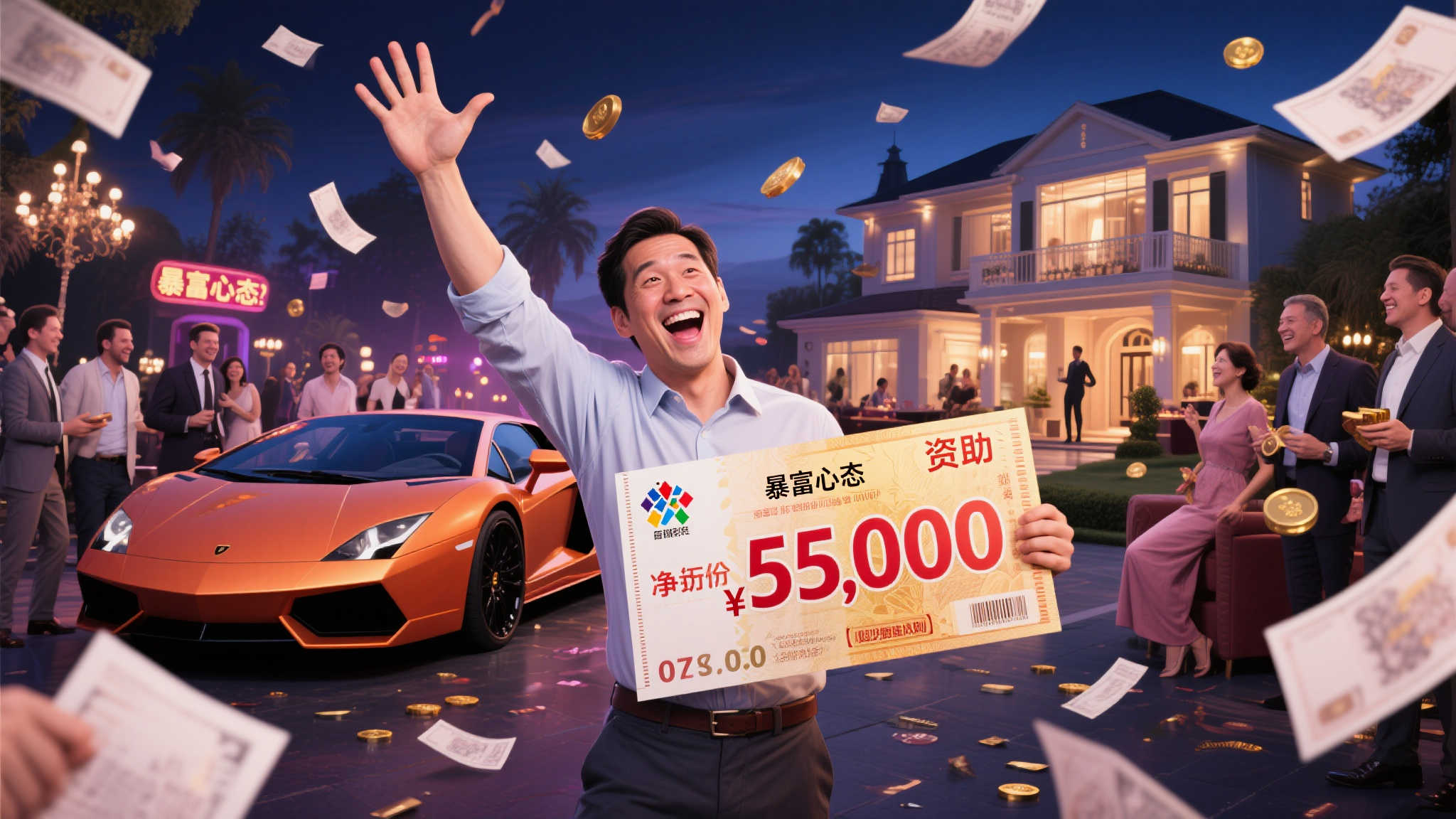 故事的主角是一位普通的上班族，某天幸运地