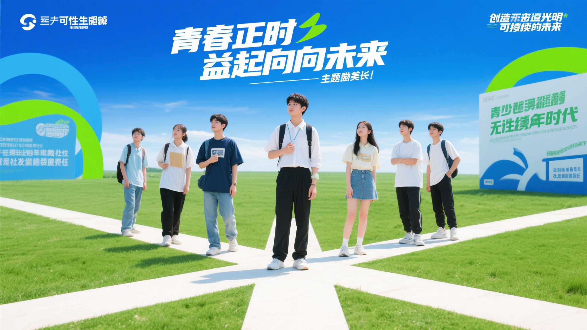 在这个充满无尽可能的时代，年轻人站在成长