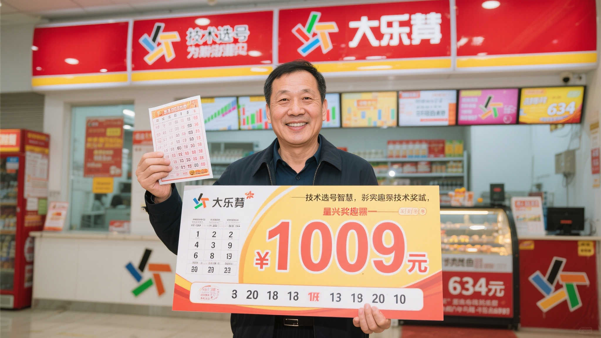 技术型彩民精准选号再获大乐透1009万 一年内二度中大奖
