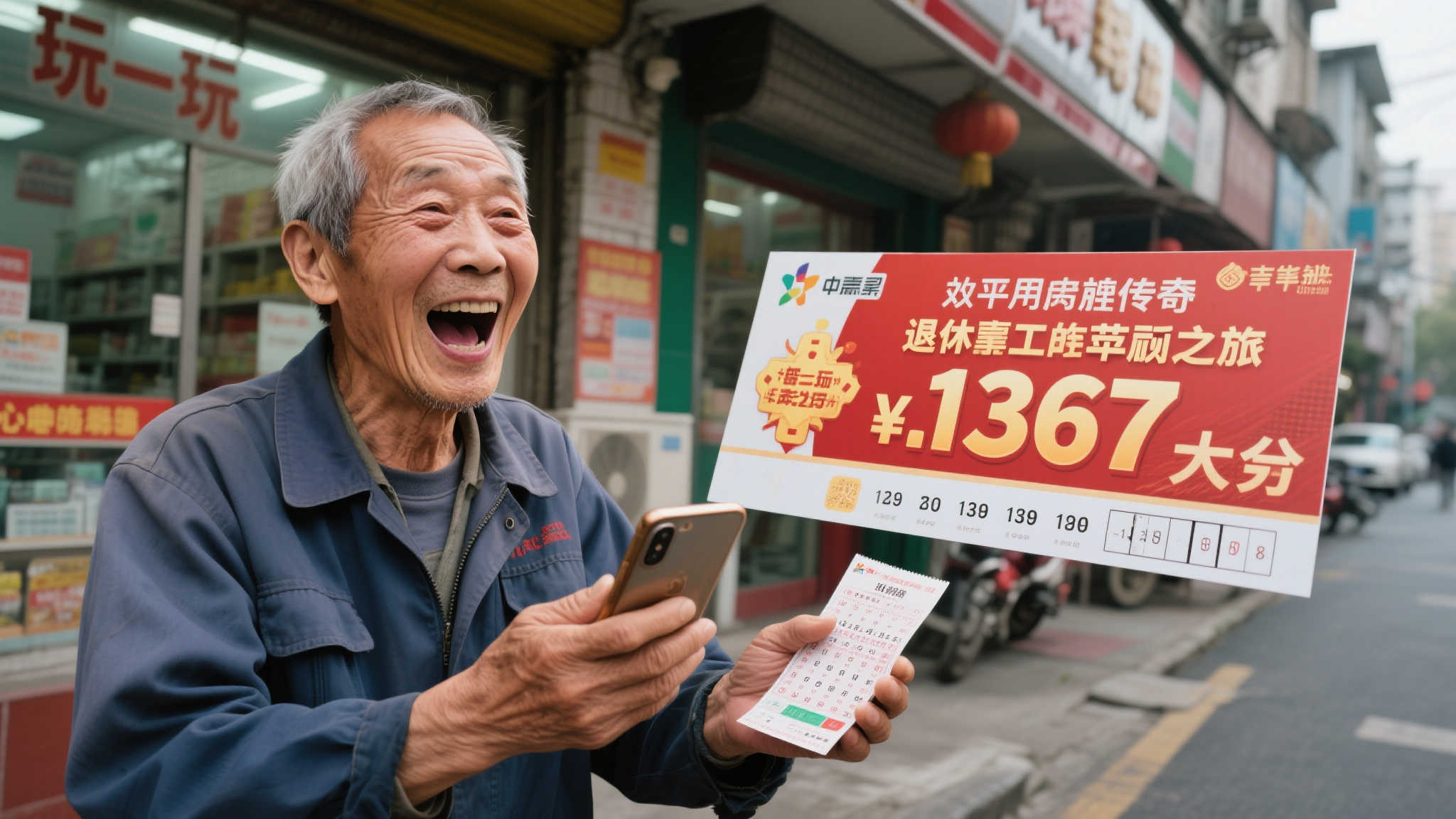 从平凡到传奇：退休工人的幸运之旅
主人