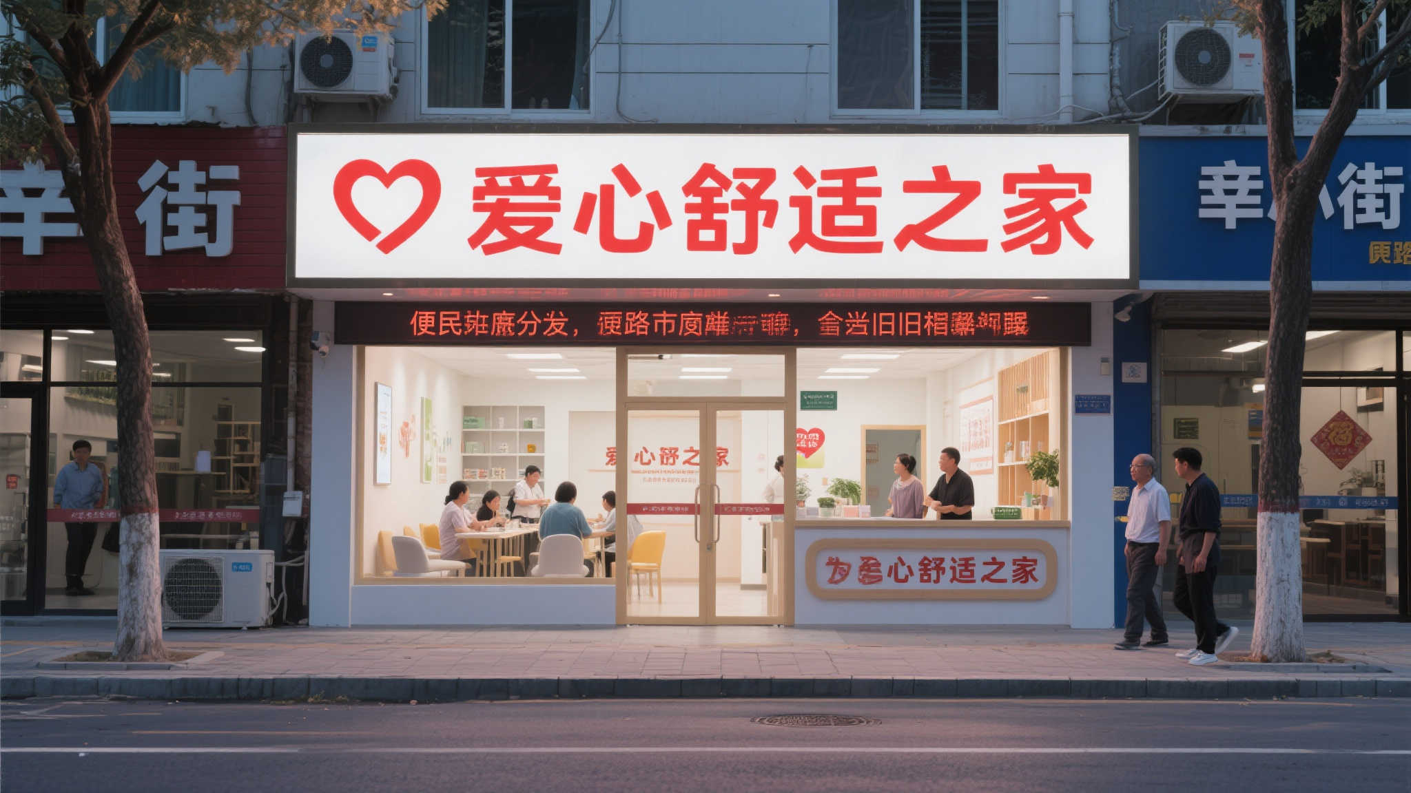 公益福彩支持东营辛店街道养老事业发展 如今走进经过升级改造后的辛店街道路边,“
