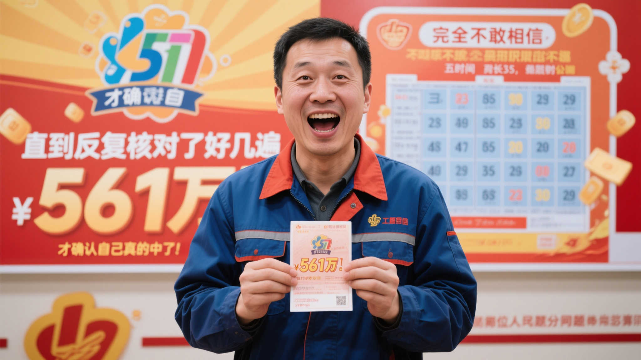 当谈到中奖那一刻，这位职工坦言：“完全不