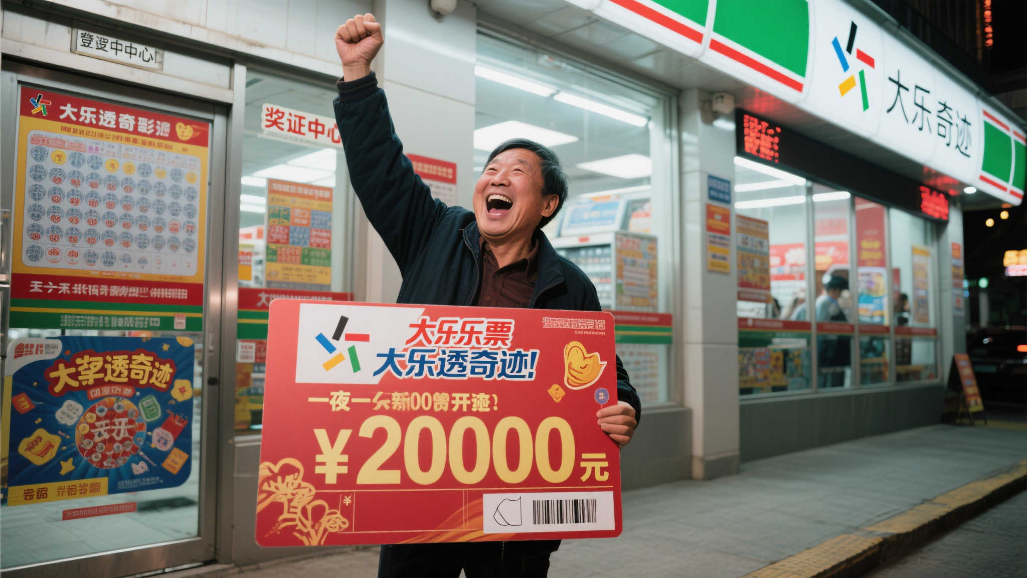 彩民喜中大乐透2000万激动难眠 天亮守候兑奖中心门口 想象一下,一夜之间成为千万富翁的感觉!近